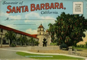 Santa Barbara Old Post Card